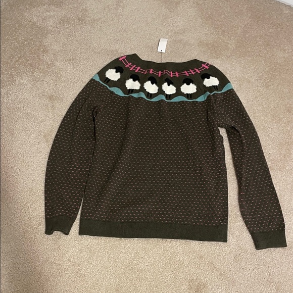 Talbots Women's Sheep Pattern Sweater - Picture 3 of 3